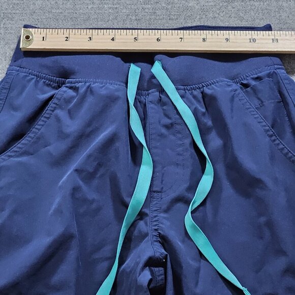 Figs Scrub Pants Womens XXS Yola Navy Blue FREEx Lined  High Waist W23SW2007 - Picture 4 of 14